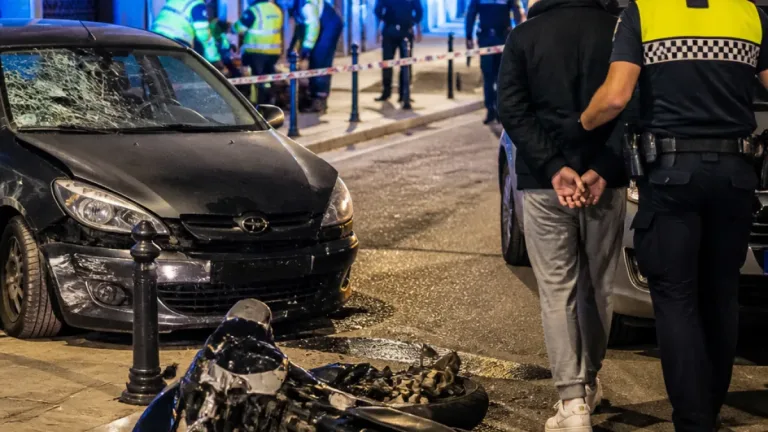 Detenido el conductor tras el accidente mortal de un motorista en Roquetas de Mar