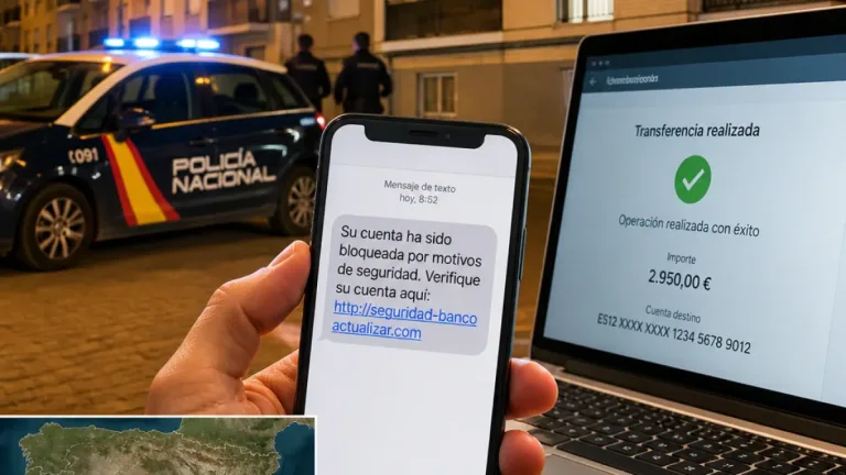 Detenido en Parla el presunto autor de una estafa por SMS que afectó a un vecino de Badajoz