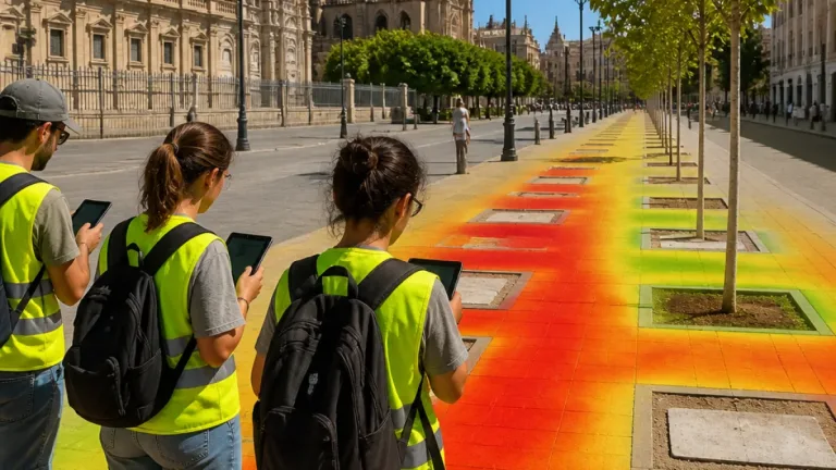 Ecologistas en Sevilla se suman al mapeo nacional para localizar alcorques vacíos y reclamar más árboles