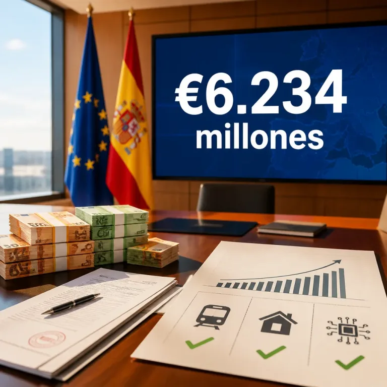 Bruselas transfiere 6.234 millones a España en el sexto desembolso del plan de recuperación