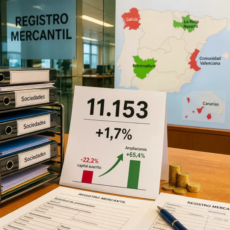 La creación de empresas en España sube un 1,7% en junio, la mejor cifra para ese mes desde 2007