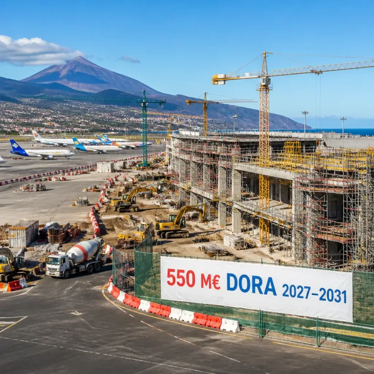 AENA destina 1.800 millones para modernizar aeropuertos canarios entre 2027 y 2031