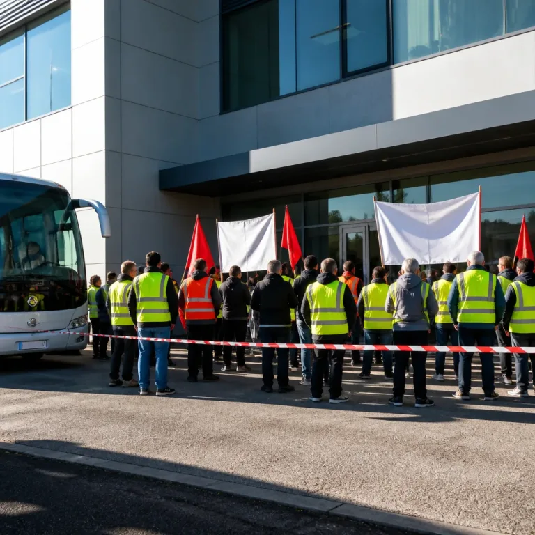 Airbus y sindicatos mantienen posturas enfrentadas en el SIMA y prosiguen los paros