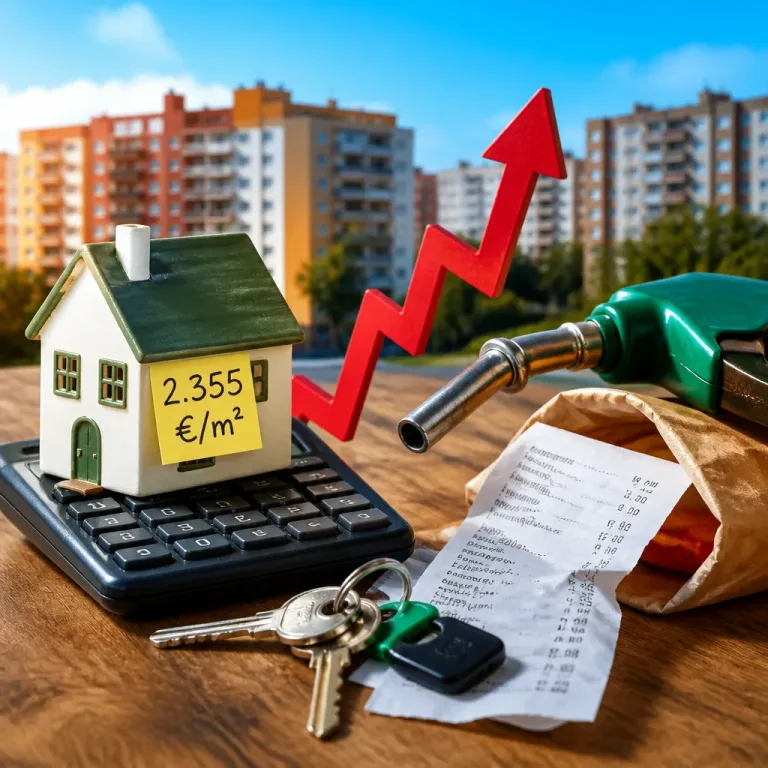 Vivienda en máximos y carburantes al alza presionan el presupuesto de los hogares españoles