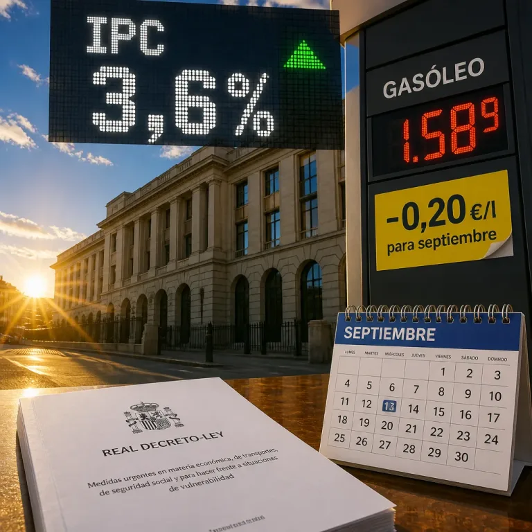 Economía mantiene las medidas pese al repunte del IPC y activa cláusula para el gasóleo