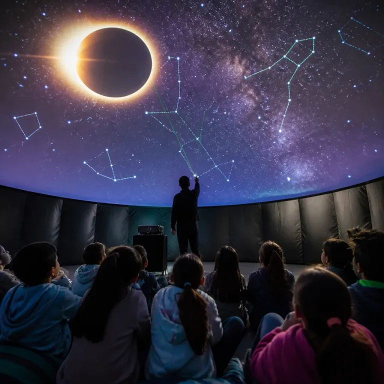 El planetario móvil visita 34 centros rurales y forma a más de 2.500 alumnos en astronomía