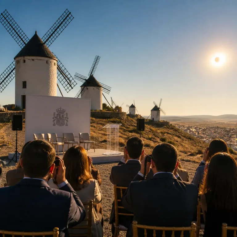 La ministra de Educación asistirá al eclipse desde Consuegra y el Ministerio impulsa un curso formativo