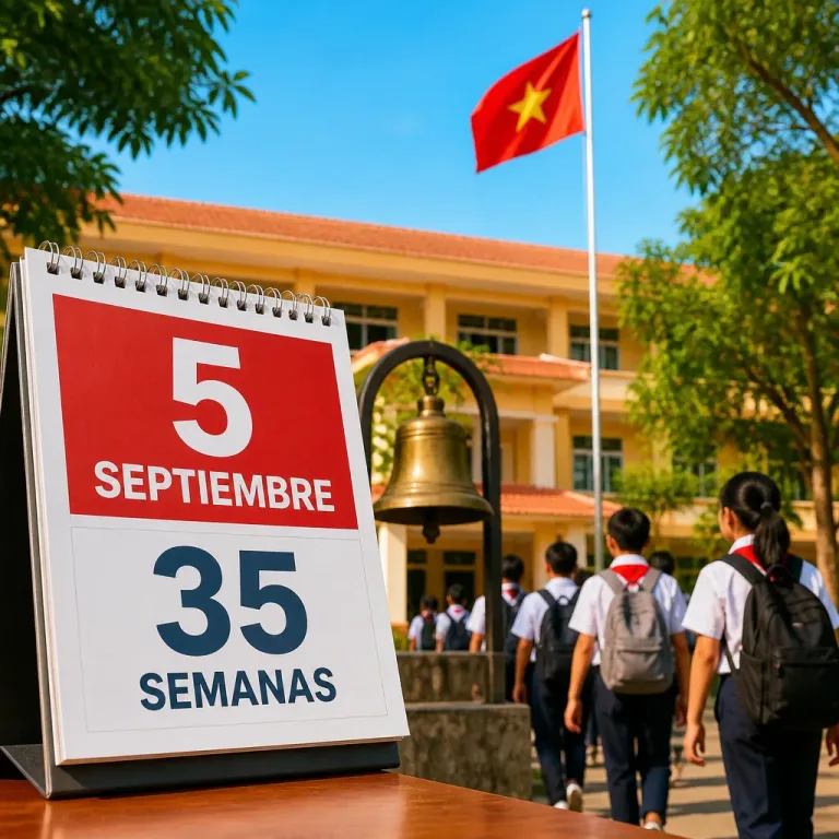 Vietnam fija el calendario escolar 2026-2027: curso comienza el 5 de septiembre y 35 semanas lectivas