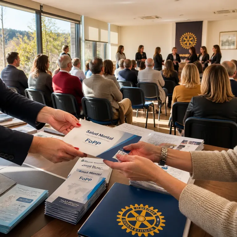 Ana Centeno impulsa continuidad en Rotary Balagares con la salud mental y la educación como eje