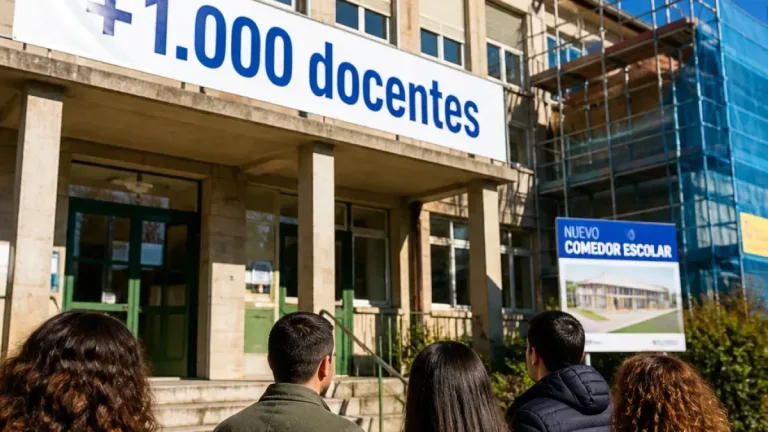 La Xunta eleva 175 millones el capítulo de personal y prevé casi 1.000 docentes más