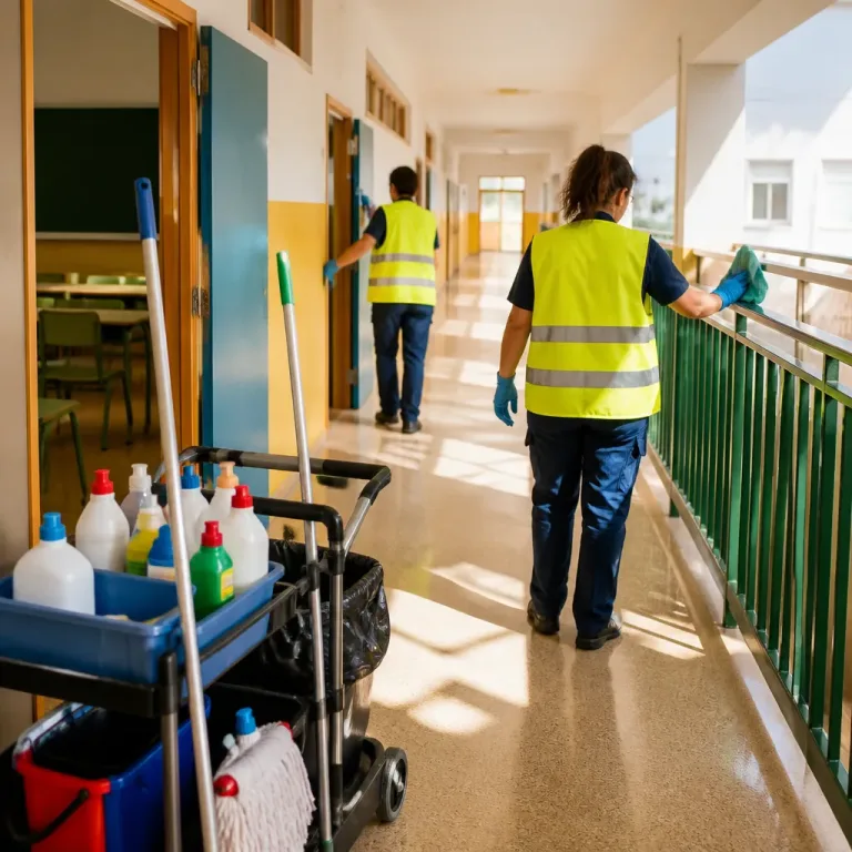 La Consejería refuerza la limpieza y recuperación de los centros educativos de Ceuta antes del curso