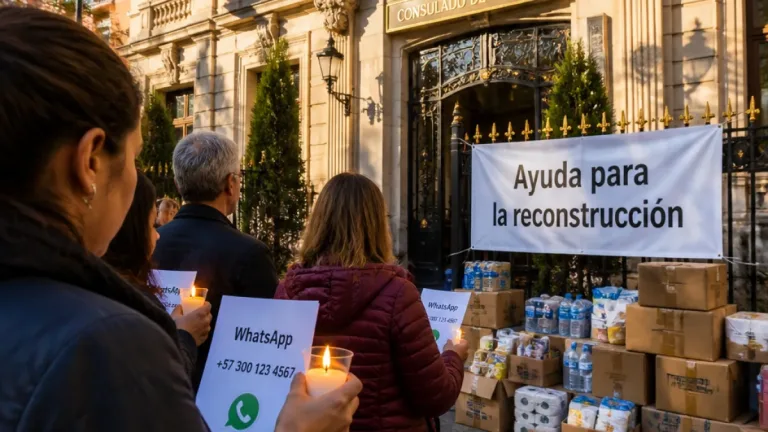 El cónsul en Bilbao pide apoyo para la reconstrucción tras el terremoto que golpea a Colombia