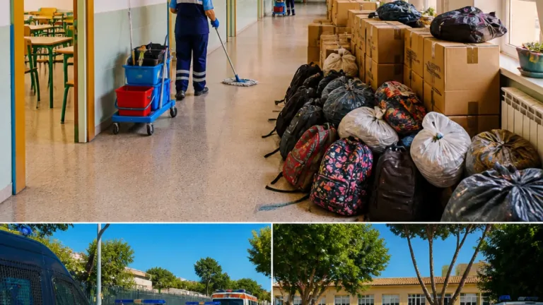 El Gobierno prepara el desalojo y la limpieza de colegios para conservar el inicio de curso el 8 de septiembre