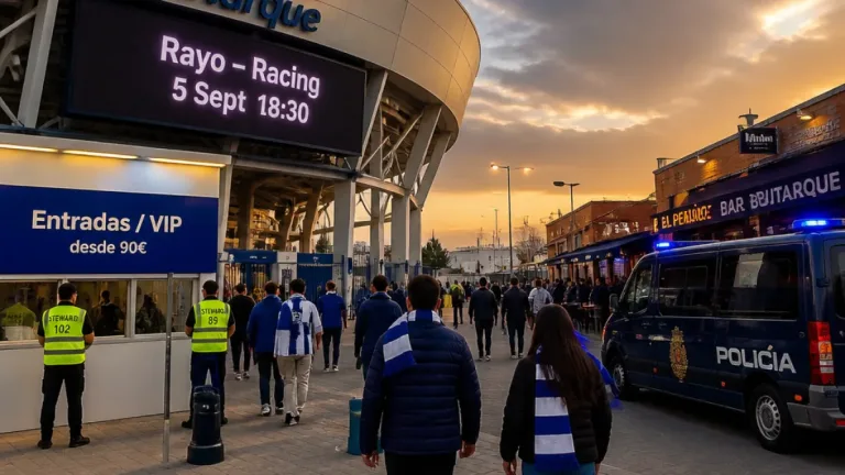 El Rayo jugará en Butarque: Leganés acoge el Rayo–Racing el sábado 5 de septiembre