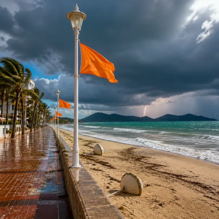 Lluvias y tormentas mantienen avisos en Baleares y la fachada este; Mallorca y Pitiusas, en naranja