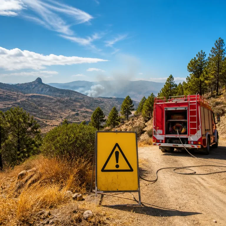 Aemet activa aviso amarillo en Gran Canaria y Canarias declara alerta por riesgo de incendios