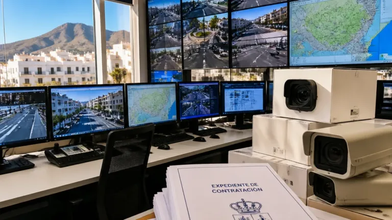 Estepona licita por casi un millón la ampliación de su red de cámaras de control del tráfico