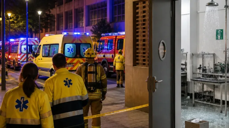 Explosión en laboratorio de la URV deja tres heridos en Tarragona