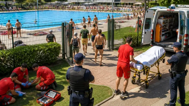 Fallece un hombre en las piscinas de Gorostiza en Barakaldo tras sentirse indispuesto