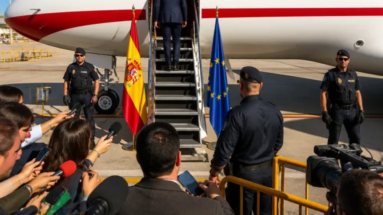 Feijóo llega a Melilla tras encuentro con el comisario europeo de Migración
