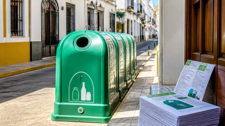 Fuengirola refuerza la campaña de reciclaje tras subir un 11 % la recogida de vidrio