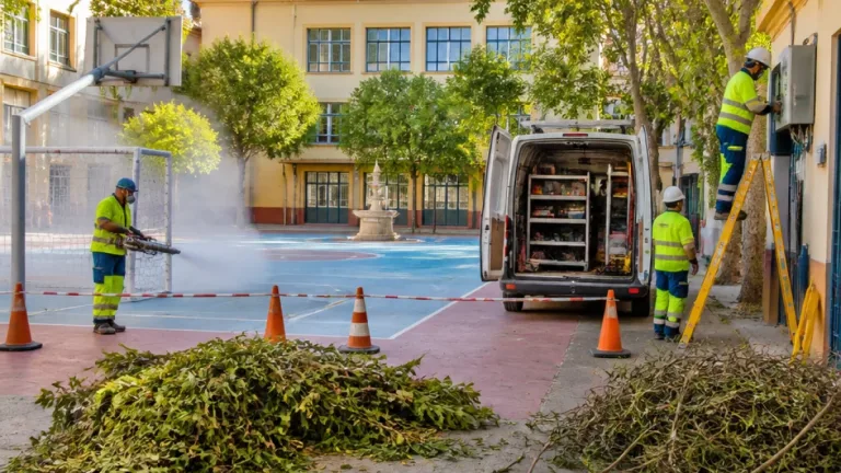 Fuengirola ultima con 831.000 € las obras y mantenimientos en colegios antes del nuevo curso