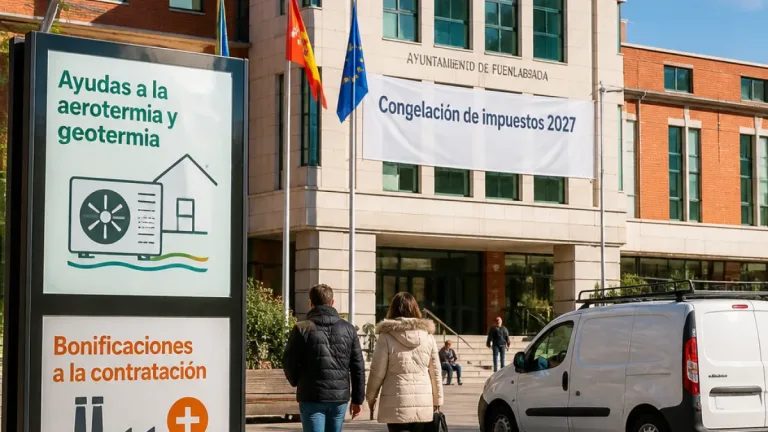 Fuenlabrada congela impuestos para 2027 y amplía incentivos fiscales y ambientales