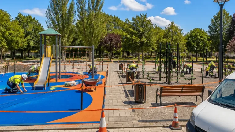 Fuenlabrada invierte 46.500 euros para renovar áreas infantiles y crear espacio biosaludable en Miraflores