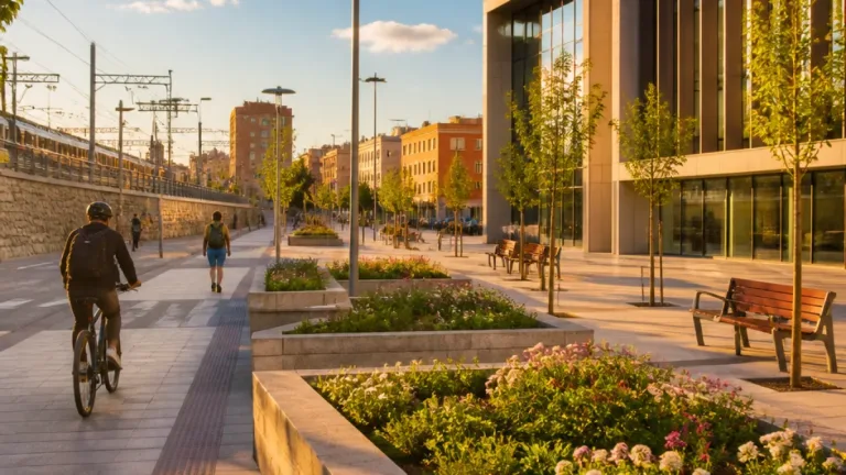 Gijón celebra el primer año de la plaza Padre Máximo González junto a la comisaría