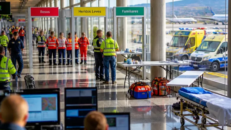 Granada refuerza su capacidad de respuesta ante accidentes con simulacro en el aeropuerto