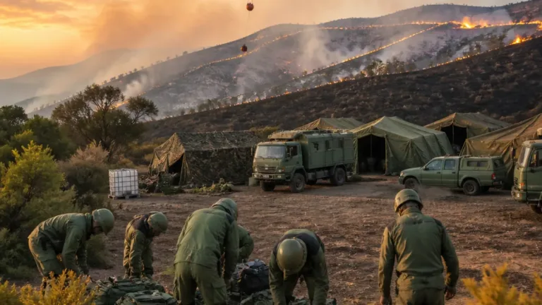 Huelva: estabilizado el incendio de Niebla tras diez días; vuelven 417 evacuados