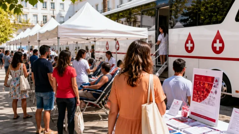 Huelva logra las metas en la macrocolecta de sangre celebrada en La Merced