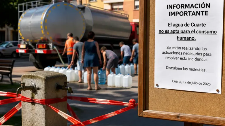 Huesca declara no apta para consumo el agua de Cuarte por exceso de clorato