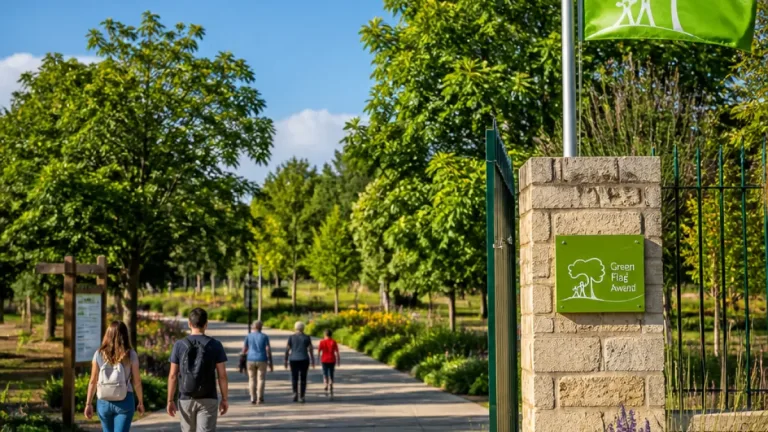 Huesca: el Parque Universidad recibe por octavo año consecutivo el distintivo Green Flag