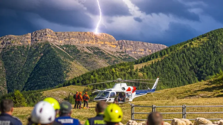 Huesca: muere un pastor en Arén tras ser alcanzado por un rayo en la sierra de Sis