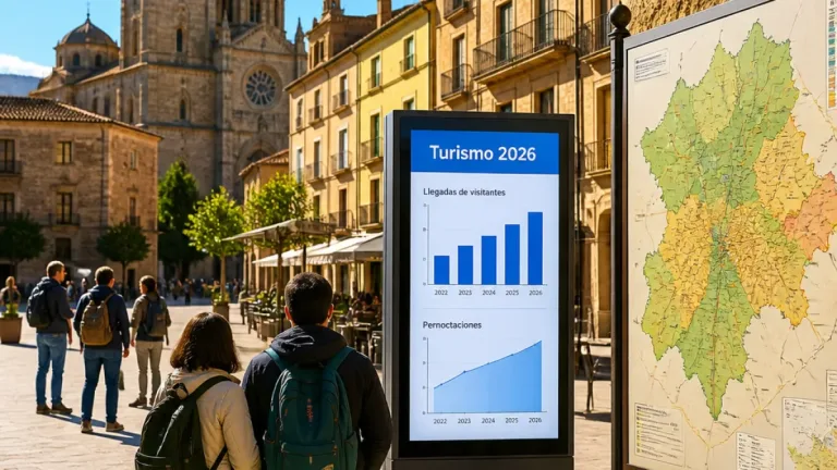 Huesca roza 1,7 millones de turistas hasta julio y registra estabilidad en la capital