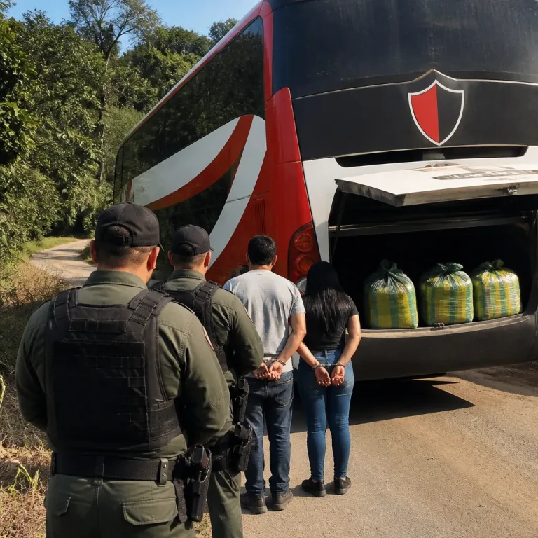 Interceptan en Bolivia un autobús del São Paulo con 86,5 kilos de marihuana y detienen a tres personas