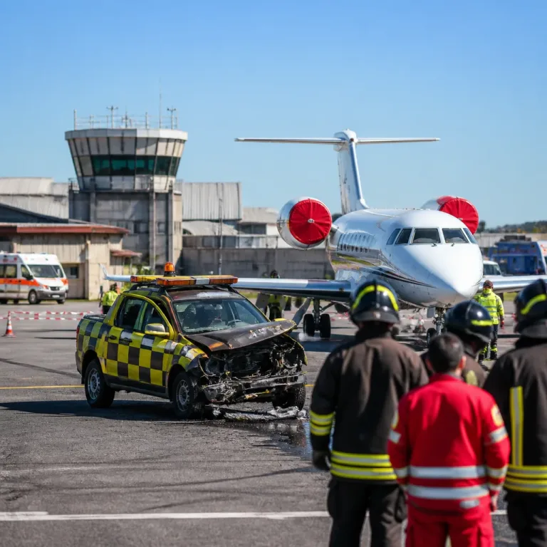Un vehículo de asistencia choca con un avión en Milán-Linate y paraliza operaciones