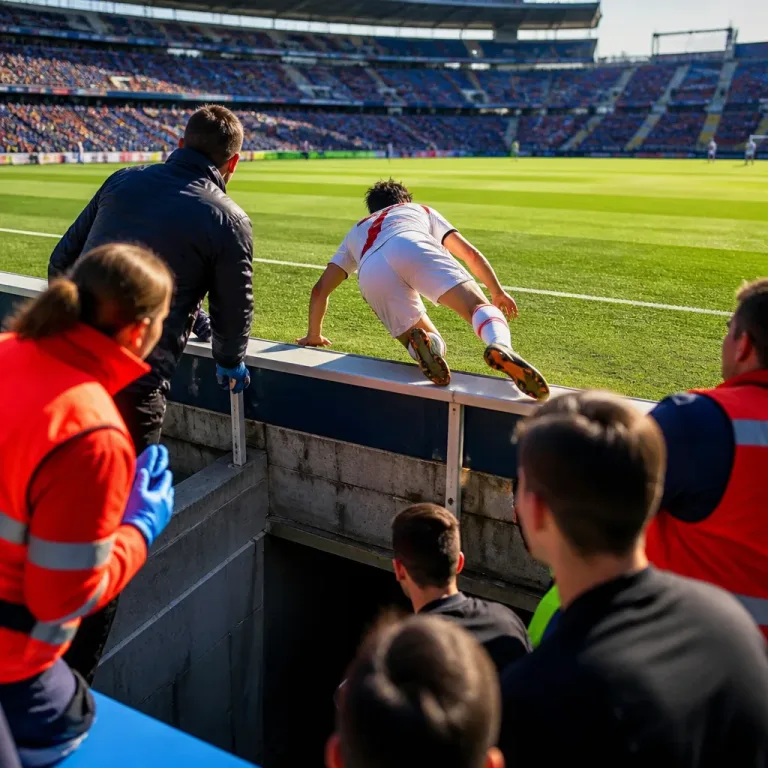 Festejo en el Campeonato Brasileño termina en caída y fractura tras anularse el gol