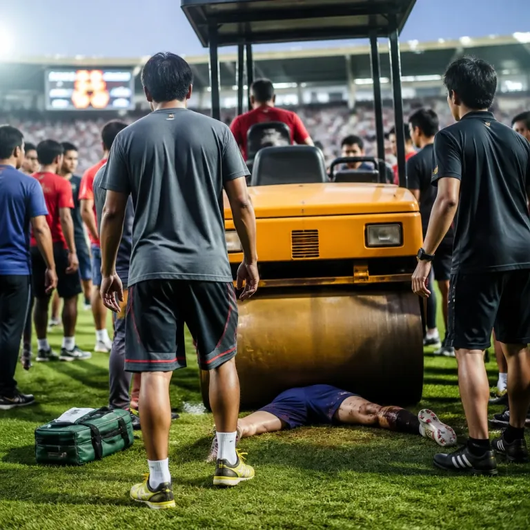 Andros Townsend, arrollado por una aplanadora durante el calentamiento en Tailandia