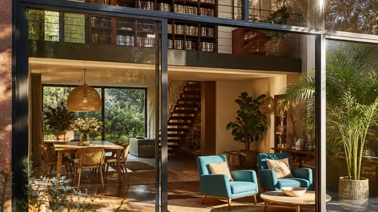 Interior luminoso y tres ambientes: así es el salón de Nuria Roca en Pozuelo de Alarcón