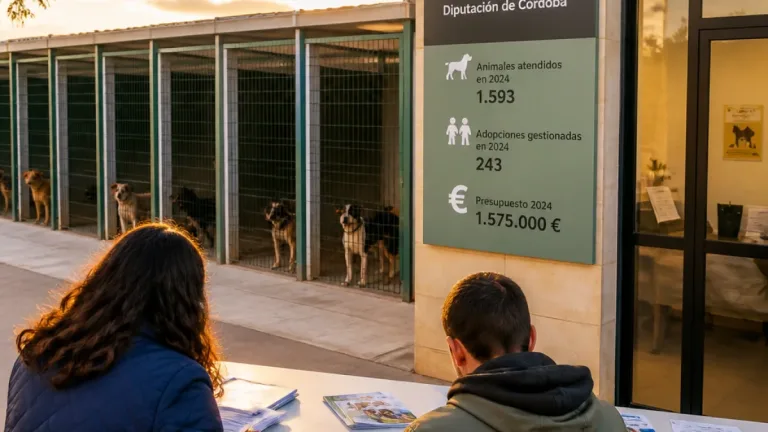 La Diputación de Córdoba recoge 127 perros en 2026 y más del 70% han sido adoptados