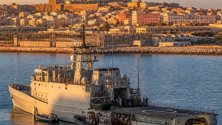 La Guardia Civil refuerza la vigilancia marítima en Melilla con el patrullero oceánico “Río Segura”