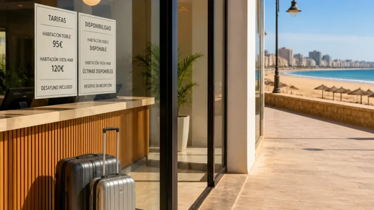 La ocupación hotelera en Cádiz cae y los precios suben en un verano con menos turistas extranjeros
