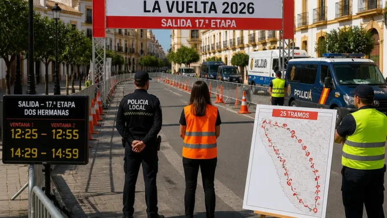 La Vuelta 2026 partirá de Dos Hermanas: horarios y cortes previstos en la ciudad