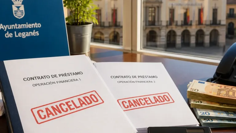 Leganés deja la deuda a cero tras cancelar dos préstamos y ahorra 6,9 millones en intereses