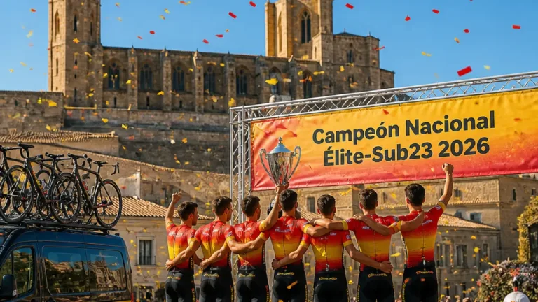Lleida celebra el título nacional: CC Lleida-Pedrós, mejor equipo élite-sub23 de España