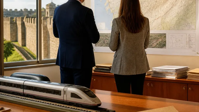 Lugo exige conocer el estudio sobre la conexión ferroviaria con Santiago y un calendario de obras
