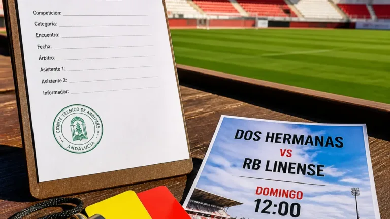 Luis Espina Domínguez, árbitro designado para el Dos Hermanas–Balona este domingo