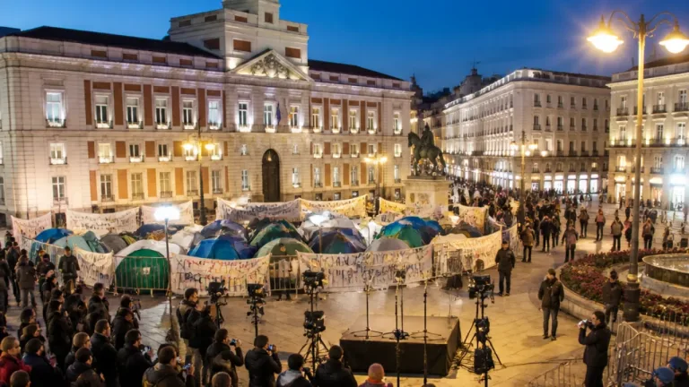 Madrid, en tensión por la acampada y la presión de Sumar para blindar el decreto de vivienda
